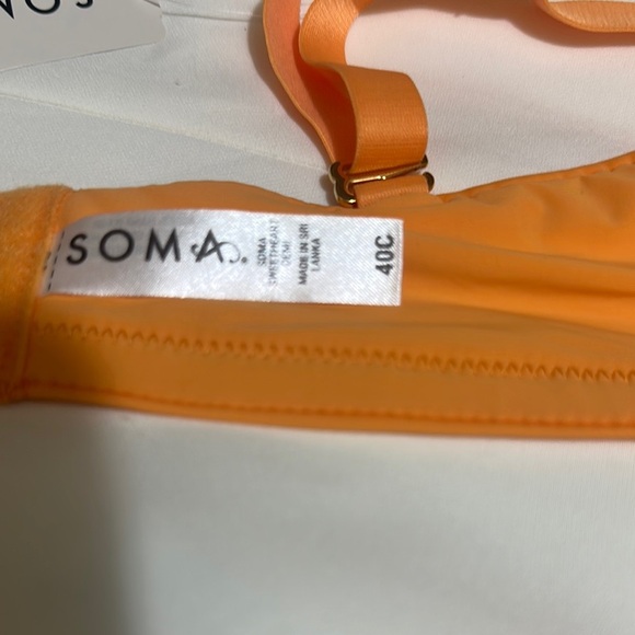 Soma Orange Bra Molded Cups Adjustable Straps - Picture 6 of 8